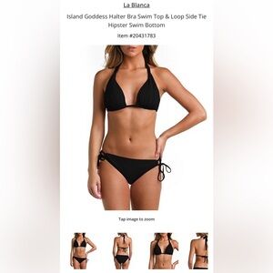 La Blanca Black Classic Bikini Set